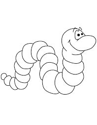 Search through 52518 colorings, dot to dots, tutorials and silhouettes. Cute Worm Coloring Page Creative Art