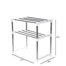 Free delivery for many products! Genaric Kenadiya Adjustable Multipurpose Microwave Oven Stand Stainless Steel Rack Kitchen Storage Kitchen Rack Amazon In Home Kitchen