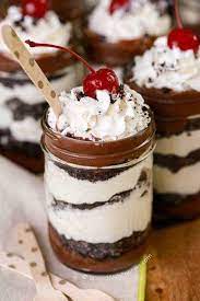 Smooth top with back of spoon. Oreo Chocolate Cheesecake Parfaits Spend With Pennies