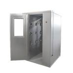 Double Automatic Stainless Steel Sliding Door Air Shower
