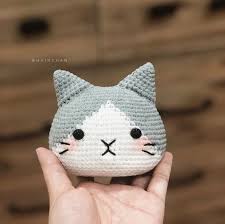 4 Cat Head Crochet Pdf Pattern Instant Download Etsy Crochet Patterns Instant Download Etsy Crochet