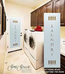 Keep your washed hands clean, foot operated door handle Laundry Room Door Sandblast Frosted Glass Laundry Pins Eclectic Laundry Room Other By Sans Soucie Art Glass Houzz