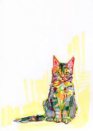 List of materials and colors below!full video of cat drawing: Pin By Janie Hester On Pet Portraits Cat Art Drawings Art Drawings