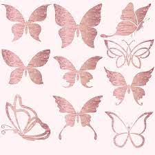 Butterflies Clipart Gold Foil Butterfly Butterflies Clip Etsy In 2021 Butterfly Clip Art Rose Gold Butterfly Rose Gold Wallpaper Iphone