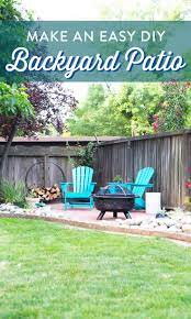 This Easy Diy Backyard Patio Is A Perfect Weekend Project For Your Home Check Out The Full Tutorial Diy Backyard Patio Diy Backyard Landscaping Backyard Patio