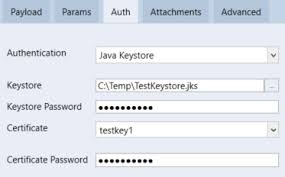 Configure Java Keystore Authentication