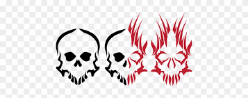 Skull tribal tattoo machine embroidery design by machine embroidery designs. More Like Good And Evil Tribal Skulls By Demonking Aka Evil Tribal Tattoo Designs Free Transparent Png Clipart Images Download