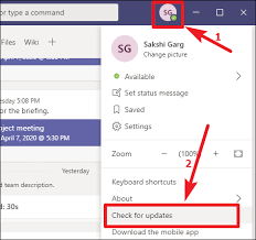 *available when using microsoft teams with your personal account. How To Update Microsoft Teams Desktop App All Things How