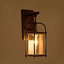 Creative Industrial Look Lamps North America Style Wall Lamps With Edison Flute Bulb Inside Bar Decoration Lights Lighting Pop