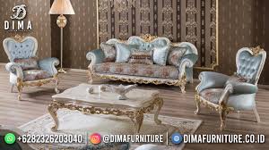 Harga sofa ruang tamu tentunya bervariasi , tergantung desain yang disuguhkan kepada masyarakat. Satu Set Sofa Ruang Tamu Mewah Terbaru Ukir Jepara New Anka Df 1524