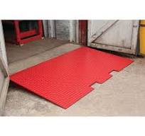 Ground level container access ramp