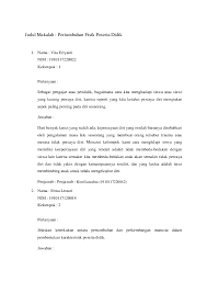 Maybe you would like to learn more about one of these? Pdf Pertanyaan Dan Jawaban Mata Kuliah Perkembangan Peserta Didik Kelompok 3 Shelin Yeremia Academia Edu