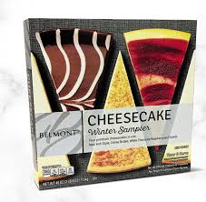 Belmont Winter Cheesecake Sampler Cheesecake Chocolate Raspberry Samplers