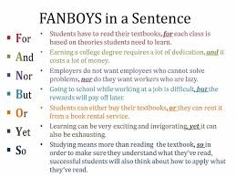 Looking for online definition of fanboys or what fanboys stands for? Fanboys Grammarianism