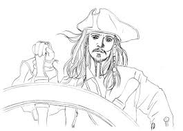 We've all seen the pirates of the caribbean movies, gone on the ride at disneyland or dressed. Jack Sparrow Coloring Pages Jack Sparrow Drawing Jack Sparrow Tattoos Jack Sparrow