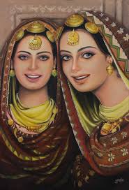 Punjabi Folk Painting-Phulkari