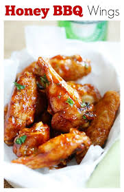 Honey Bbq Chicken Wings 3 Ingredients No Deep Frying The Easiest And Crispiest Chicken Wings Ever With De Honey Bbq Chicken Wings Honey Bbq Honey Bbq Sauce
