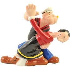 Westland Giftware Popeye Magnetic Popeye And Olive Oyl Dancing Salt And Pepper Shaker Set 4 1 4 Inch Stuffed Peppers Salt And Pepper Shaker Popeye And Olive