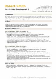 Retail sales representative resume in word. Commissioned Sales Associate Resume Samples Qwikresume