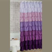 Choose your favorite lavender shower curtains from thousands of available designs. Maribella Lavender Ombre Ruffled Shower Curtain