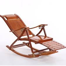 Outdoor Patio Furniture Bamboo Armchair Footrest Massage In 2020 Folding Rocking Chair Rocking Chair Outdoor Rocking Chairs