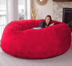 There S A Giant 8 Foot Bean Bag Chair That Can Fit Up To 3 People Bean Bag Chair Bean Bag Bed Bean Bag Sofa