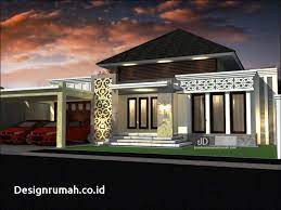 Contoh saja desain rumah di atas yang memanfaatkan kayu sebagai tiang rumah dan batu alam sebagai tembok tanaman. Desain Rumah Bali Desain Rumah Bali Modern 1 Lantai Bapak Erwin Di Cilegon Design Rumah