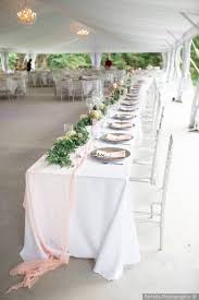 Wedding Party Table Decor White Table Cloth Greenery Table Runner Baby Pink Sheat Wedding Party Table Decorations Wedding Tablecloths Wedding Party Table