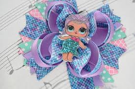 Lol Birthday Mermaid Party Lol Surprise Dolls Mermaid Hair Bow Lol Bows Lol Dolls Party Lol Surprise Dress L O L Lol Surpris Doll Party Lol Dolls Handmade Bows