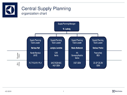 Central Supply Planning Organization Chart Ppt Download
