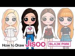 See more ideas about blackpink, anime, kawaii anime. How To Draw Jisoo Blackpink Kpop Youtube Cute Little Drawings Cute Drawings Kawaii Girl Drawings