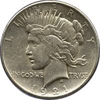 1921 peace dollar value cointrackers