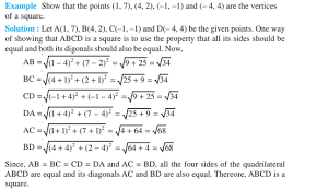 Coordinate Geometry For Class 10 Notes Formulas Solved