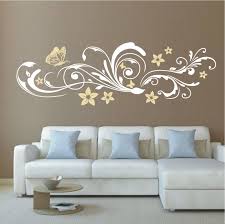Wandtattoo Blumen Ornament 694 Wandtattoo Blumen Wandtattoos Wohnzimmer Wandtattoo