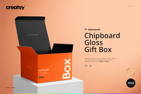 100% recommend and would certainly use. Chipboard Gloss Gift Box Mockup Set Creative Photoshop Templates Creative Market