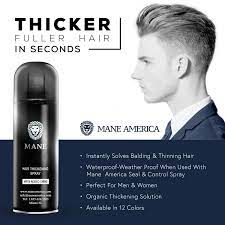Hairs enter the catagen phase before completing the growth phase causing hair to shed. Mane America Hair Thickening Spray Root Concealer Color Hair Spray Maneamerica Com
