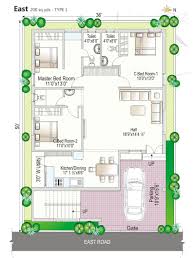 East Facing House Plan As Per Vastu West Facing House Indian House Plans 2bhk House Plan