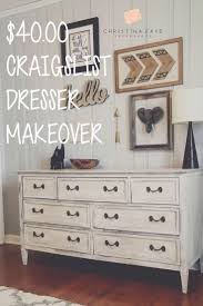 40 00 Craigslist Dresser Makeover Christina Faye Repurposed Annie Sloan Painted Furniture White Antique Dresser White Chalk Paint Furniture
