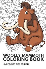 Free patterns / free patterns / free cross stitch patterns. Woolly Mammoth Coloring Book 6x9 Pocket Size Edition Color Book With Black White Art Work Against Mandala Designs To Inspire Mindfulness And Creativity Great For Drawing Doodling And Sketching Publishing Funnyreign 9781691854813