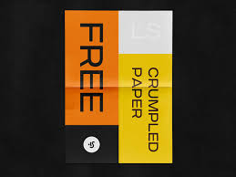 Download Free Crumpled Paper Mockup Ls Graphics PSD Mockup Templates