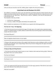 The Lorax Worksheet Earth Day Activity Humans And Environment Lesson The Focus Of This Activity Earth Day Activities Environment Lessons Values Education