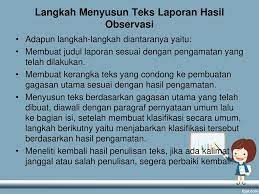 Jun 19, 2021 · selama ini, pria selalu dipandang sebagai sosok yang tangguh. Teks Laporan Hasil Observasi Ppt Download
