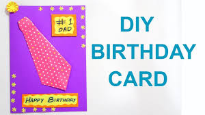 It is a good idea to teach kids how to make birthday cards while they're still young. Birthday Card For Father Diy Birthday Card Fathers Day Card Diy Card For Father Dad Birthday Youtube