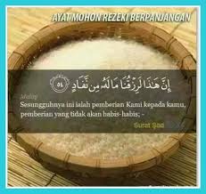 Salam jumaat semua.penat bekerja?jangan.betulkan niat bekerja tu kerana apa.selain berusaha,kita juga perlu berdoa mohon rezeki yang halal.allah telah s.w.t telah memberi jalan buat setiap. Doa Ringkas Diamalkan Setiap Kali Basuh Beras Rezeki Tak Putus Untuk Keluarga Pa Ma