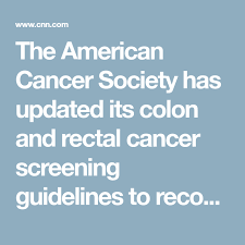 Get Colon Checked Sooner New Guidelines Say Cancer Health Wellness Health