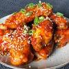 Korean recipes made with chicken wings. 1