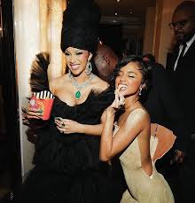 It was all smiles with Cardi B and Tyla at the 2024 Metgala in New York  City 🔥🔥🇿🇦🇿🇦🇺🇸🇺🇸 #tyla #cardib #metgala #metgala2024 #fusedafrica
