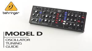 behringer model d oscillator tuning guide youtube model analog synth guide