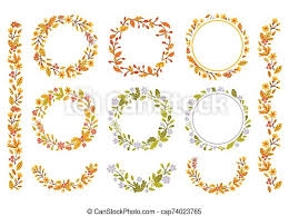 38,000+ vectors, stock photos & psd files. Set Of Floral Frames Borders Leaves Branches Berries Flowers Set Of Floral Wreaths Borders Set Of Hand Drawn Elemens Canstock