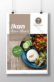 Indonesia memiliki makanan tradisional yang beranekaragam. Poster Makanan Indonesia Templat Ai Unduhan Gratis Pikbest